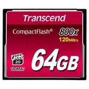 Карта памяти Transcend CompactFlash 800, 64 ГБ, Black