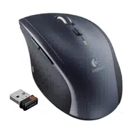 Wireless Mouse Logitech M705, Laser 1000 dpi, 7 buttons, Ergonomic, 2xAA, Black