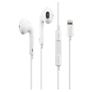 Căști Xmusic Earpods X5, Cu fir, Alb