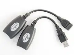 Gembird, UAE-30M Allows extending USB cables up to 30 m, CAT6 or CAT5E LAN cables