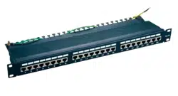 24 ports FTP Cat.5e patch panel, LY-PP5-30, 19" Krone IDC
