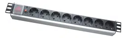 19" 1U power socket,  PDU-GM001, 8 ports, 16A, 1.8M, PVC sheel, APC Electronic