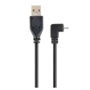 Кабель Cablexpert CCP-mUSB2-AMBM90-6, USB-A to Micro-USB, 1.8 м, Черный