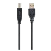 Adaptor Cablexpert CCP-USB2-AMBM-1M, USB-A to USB-B, Negru