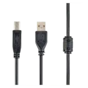 Кабель Gembird CCF-USB2-AMBM-6, USB 2.0, 1.8 м, Черный