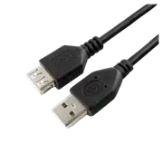 Кабель Cablexpert CCP-USB2-AMAF-10, USB-A to USB-A, 3 м, Черный