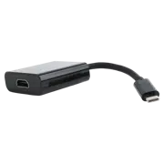 Convertor Cablexpert A-CM-HDMIF-01, USB to HDMI, 0.15 m, Negru