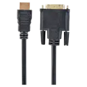 Cablu Video Cablexpert CC-HDMI-DVI-7.5MC, HDMI to DVI, 7.5 m, Negru