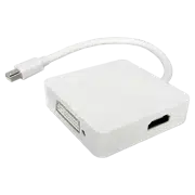 Конвертер видео APC Electronic APC-531023, Mini DisplayPort to HDMI/DVI/DisplayPort, 0.15 м, Белый