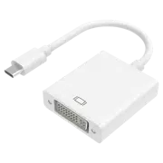 Adaptor APC Electronic APC-631001, USB-C to DVI, 0.1 m, Alb