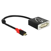 Adaptor APC Electronic APC-631003, USB-C to DVI, 0.15 m, Negru
