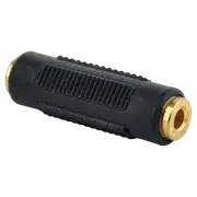 Adaptor audio Cablexpert A-3.5FF-01, 3.5 mm, Negru