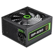 Блок питания для компьютеров Gamemax GP-650, 650 Вт, Черный
