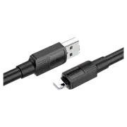 Cablu Moshi USB to Lightning Cable 90 Degree, USB-A to Lightning, 1.5 m, Negru