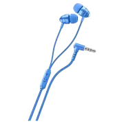 Căști Cellularline Ploos In-Ear, Cu fir, Albastru