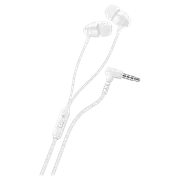 Căști Cellularline Ploos In-Ear, Cu fir, Alb