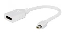 Adaptor Video Cablexpert A-mDPM-DPF-001-W, MiniDP (M) - DisplayPort (F), 0,15m, Alb