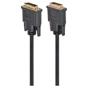 Cablu Cablexpert CC-DVI2-BK-6, DVI to DVI, 1.8 m, Negru