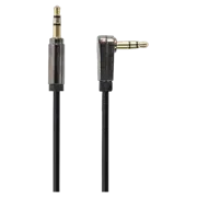 Аудио кабель Cablexpert CCAP-444L-6, 3.5 мм, 1.8 м, Черный
