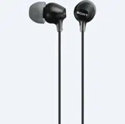 Căști pentru telefoane mobile SONY MDR-EX15AP, Cu fir, Negru