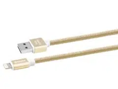 Cablu încărcare și sincronizare Xpower Micro cable Nylon, USB Type-A/micro-USB, 1m, Auriu