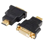 Адаптер Cablexpert A-HDMI-DVI-3, HDMI to DVI, 0.1 м, Черный