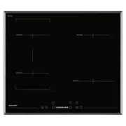 Plită cu inducție Sharp KH6I27CS00EU, Black