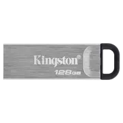 Флеш-накопитель Kingston DataTraveler Kyson Silver, 128ГБ, Серебристый