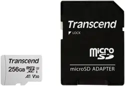 Сard de memorie Transcend 300S 256GB Class 10 UHS-I U1 +SD adapter (TS256GUSD300S)