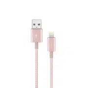 Cablu încărcare și sincronizare Moshi iPhone Lighting USB Cable, Lightning/USB Type-A, 1,2m, Roz