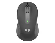 Wireless Mouse Logitech M650 Signature, Optical, 400-4000 dpi, 5 buttons, 1xAA, 2.4GHz/BT, Black