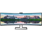 48,8" Монитор Philips 499P9H, VA 5120x1440 Dual QHD, Чёрный