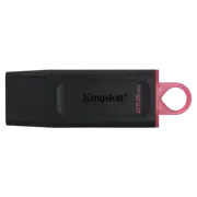 Флеш-накопитель Kingston DataTraveler Exodia, 256Гб, Черный/Красный