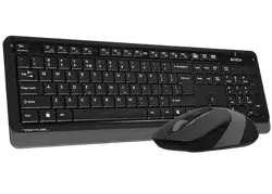 Set Tastatură + Mouse A4Tech FG1010S, Fără fir, Gri