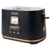 Тостер MUSE MS-130 BC, Black/Gold