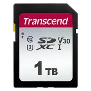 Карта памяти Transcend SDC300S, 1024ГБ, Black