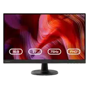 27" Monitor Lenovo D27-40, VA 1920x1080 FHD, Negru