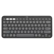 Tastatură Logitech Pebble Keys 2 K380S, Fara fir, Grafit