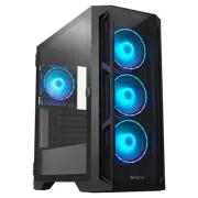Carcasă PC Chieftec GA-01B-TG-OP Midi-Tower, Negru
