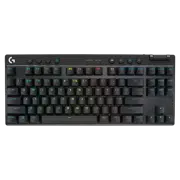 Tastatură Logitech G Pro X TKL, Cu fir / Fără fir, Negru