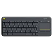 Клавиатура Logitech K400 Plus, Беспроводное, Чёрный
