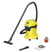 Пылесос Karcher WD 3 V-17/4/20, Желтый | Черный