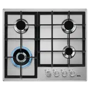 Газовая панель AEG HGB64420SM, Нерж. Сталь