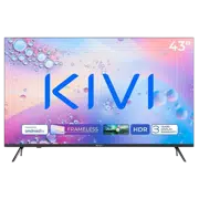 43" LED SMART TV KIVI 43U760QB, 3840x2160 4K UHD, Android TV, Negru