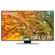 50" QLED SMART TV Samsung QE50Q80DAUXUA, 3840x2160 4K UHD, Tizen 8.0, Argintiu