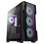 Carcasă PC GameMax SIEGE BK Mid Tower, Negru