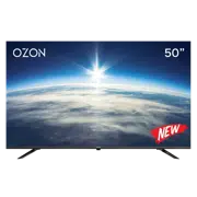 50" LED SMART Телевизор OZON U50Z8000R, 3840x2160 4K UHD, Android TV, Чёрный