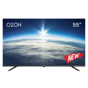 55" LED SMART Телевизор OZON U55Z8000R, 3840x2160 4K UHD, Android TV, Чёрный