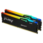 Memorie RAM Kingston FURY Beast RGB, 64GB, Black