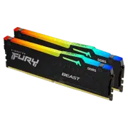 Memorie RAM Kingston FURY Beast RGB, 64GB, Black